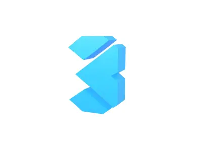 Sci-Fi Number 3 v1 008 Low-poly 3D model