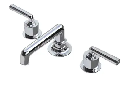 Waterworks Henry Faucet with Lever Handles 3D model