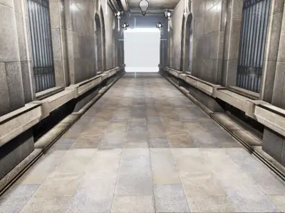 game scene Low-poly 3D model