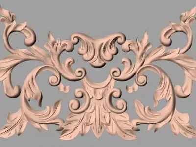 3D carved model furniture 3D design used for artcam aspire E782 3D model
