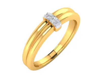  Women Ring Render 3dm STL MTL SLC JCD OBJ FBX Details 3D print model 55