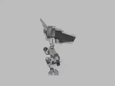 Robot Sci-Fi 3D model by ahmednabih
