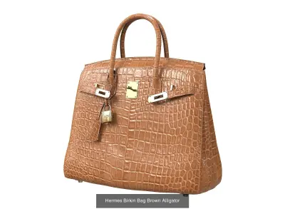 Hermes Birkin Bag  3D Model Pack