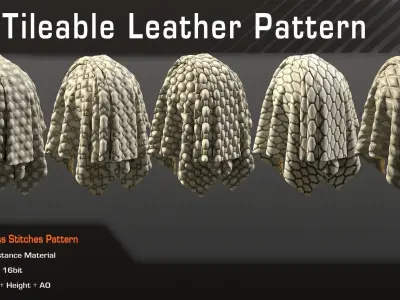 Tileable Laether Pattern Texture