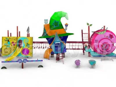 Witch Magic Playground 3D model