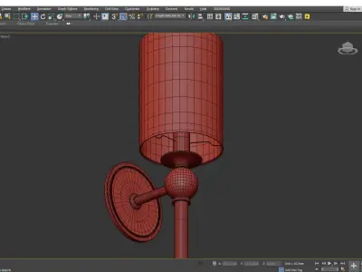 Gordon Sconce Low-poly 3D model