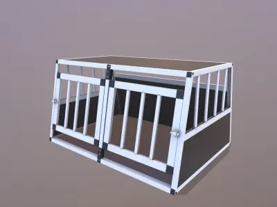Dog Cage 3D model