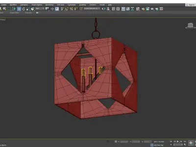 Travis Pendant Lights Low-poly 3D model