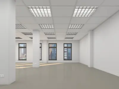 Empty Office Floor 3D model