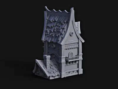 Fantasy House 3D print model