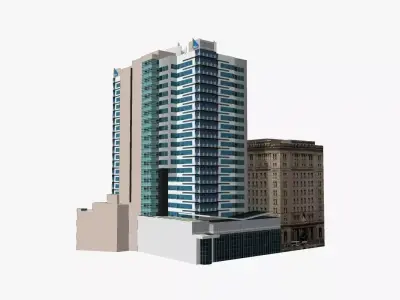 McArthur Central Low-poly 3D model