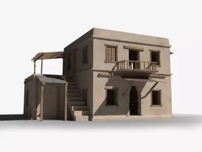 Arab x23 Low-poly 3D model