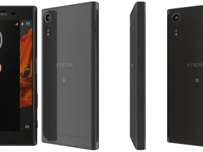 Sony Xperia XZ Mineral black 3D model