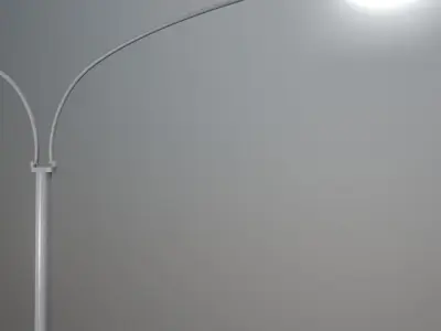 A collection of Street Lamps - Set IV Low-poly 3D model