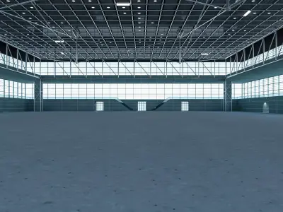 Exhibition Hall 23 3D model