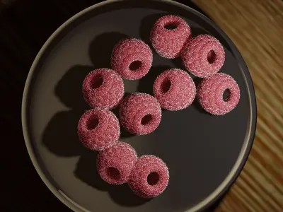 raspberry Free 3D model