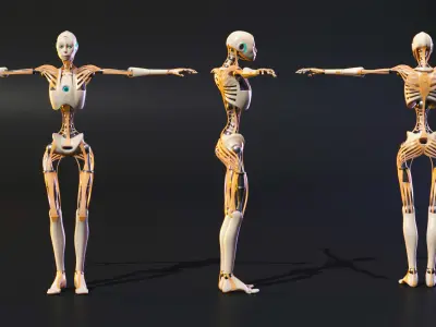 Animated Robot 3D model