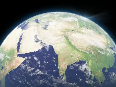 Photorealistic Earth 43K 3D model