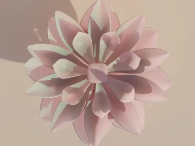 Flower Model V3 3D model
