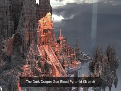 Dark Rituals Architecture Collection 3D Model Pack