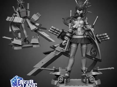 Azur Lane Ayanami STL 3D print model