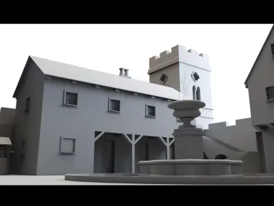 Tiny Castle - 3d Model 3D model