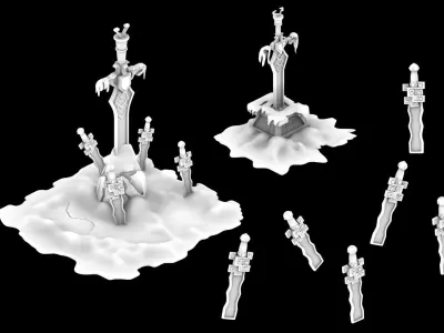 Kunlun Snow Mountain - Shijian 13 3D model