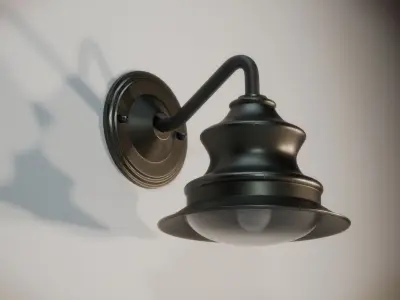 Lamp outdoor 01 3D model