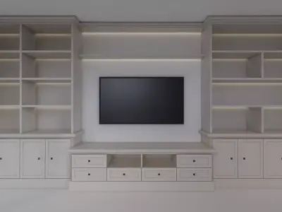 Classic TV Cabinet 3D model