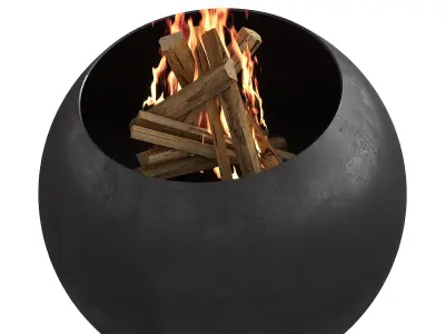 036 BBQ Bubble Spot 00 Low-poly 3D model