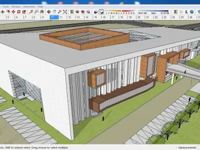 Sketchup Cultral Center E10 3D model