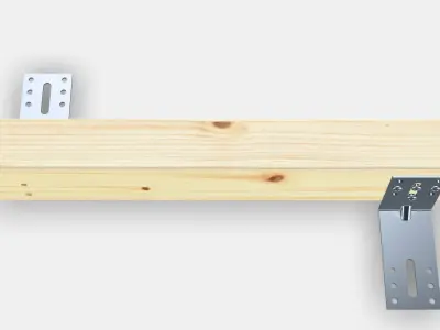 METOD Support bracket for kitchen island Low-poly 3D model