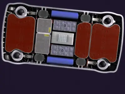 Scarab unmanned robotic vehicle 3D model
