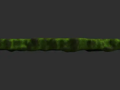 Rock Walkway 2 - Moss 2 Low-poly 3D model