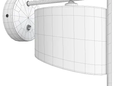 GANS  WALL Low-poly 3D model