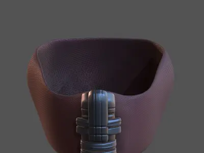 Gas mask helmet 3d model scifi Low-poly  Low-poly 3D model 150