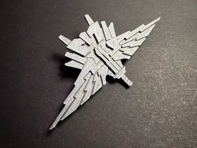 Starship Troopers Mobile Infantry Uniform Pin 3D print model