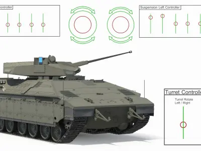  Namer Heavy IFV with Remote Turret Rigged 