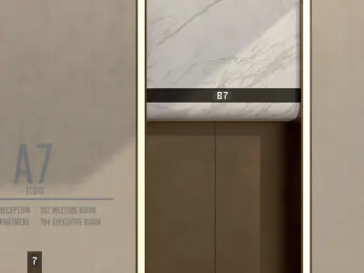 Elevator zone 3D model