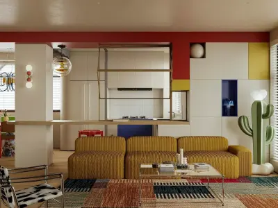 Stockholm Interior scene 3D model