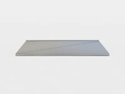 Floor platform Low-poly 3D model