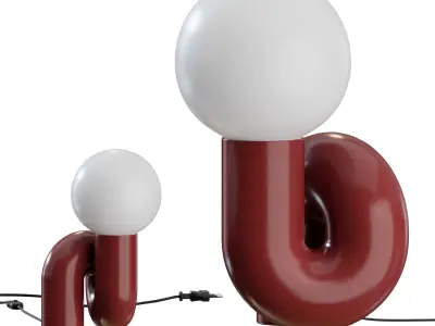 Neotenic Table Lamps by Petite Friture 3D model