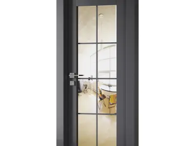 Modern Interior Door 4 3D model