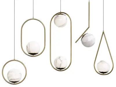 HOOP PLANET Low-poly 3D model