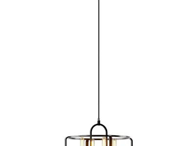 Santina Pendant Semi-Flushmount by Savoy House 3D model