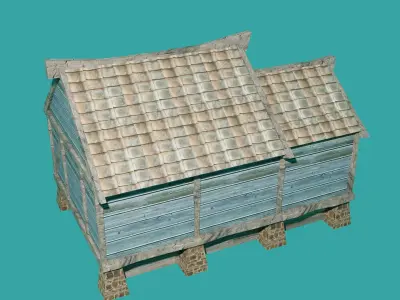 Old House game geady PBR Free low-poly 3D model