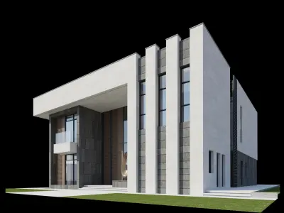 Modern Villa Design 026 3D model