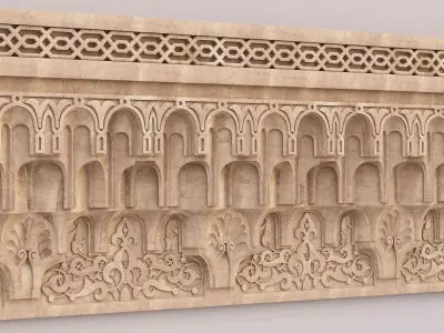Muqarnas Architectural Set - Vol 7 - 3 Models 3D model