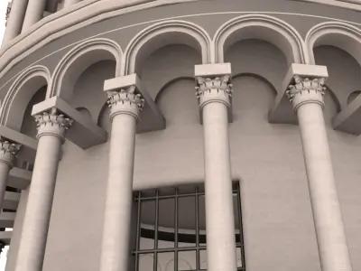 Leaning Tower of Pisa 3D model