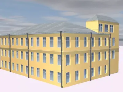 Urban house 3D model